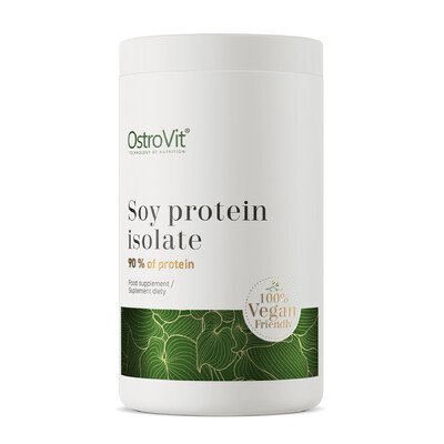 OstroVit Izolat białka sojowego 390 g naturalne, OstroVit Soy Protein Isolate 390 g 1