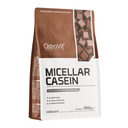 OstroVit Micellar Casein – Białko Mleka o Smaku Czekoladowym 700 g Proszek