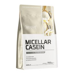 OstroVit Micellar Casein – Białko Mleka o Smaku Waniliowym 700 g w Proszku