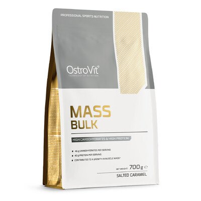OstroVit Mass Bulk - Białko serwatkowe i węglowodany o smaku solonego karmelu w proszku 700g 1