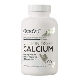 OstroVit Vitamin D3 + K2 + Calcium – Bone Health Support 90 Tablets OstroVit Vitamin D3 + K2 + Calcium – Bone Health Support 90 Tablets