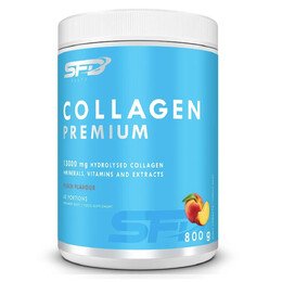 SFD Collagen Premium – Hydrolizowany kolagen + MSM + kwas hialuronowy w proszku 800g brzoskwiniowy