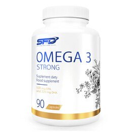 SFD Omega 3 Strong – wysoka zawartość EPA i DHA + witamina E, 90 kapsułek softgel