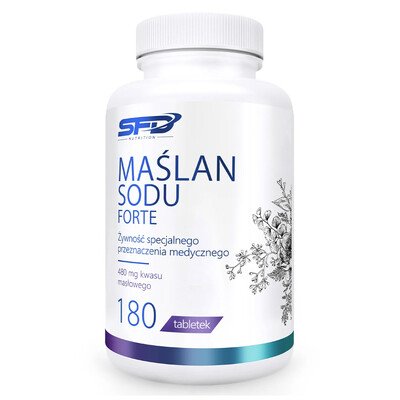 SFD Maślan sodu Forte – 600 mg, 180 tabletek 1 SFD Maślan sodu Forte – 600 mg, 180 tabletek 1