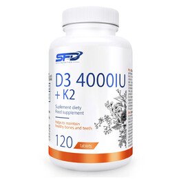 SFD Witamina D3 4000 IU + K2 MK-7 120 tabletek SFD Witamina D3 4000 IU + K2 MK-7 120 tabletek