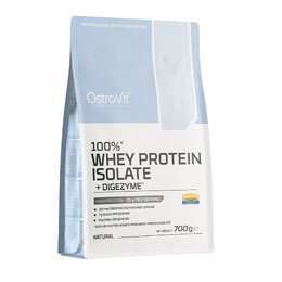 OstroVit 100% Izolat Białka Serwatkowego + Digezyme 700 g naturalne