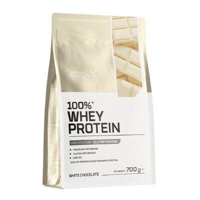 OstroVit 100pct Whey Protein 700 g biała czekolada 1