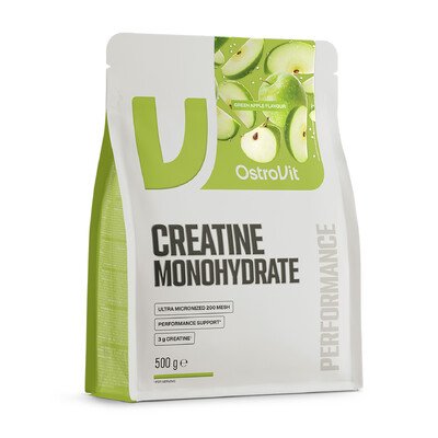 OstroVit Kreatyna Monohydrat – Zielone Jabłko 500 g Proszek 1 OstroVit Kreatyna Monohydrat – Zielone Jabłko 500 g Proszek 1